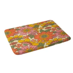 Thirty One Illustrations Spring In Retro Bath Mat - Deny Designs