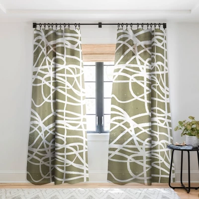 Ninola Design Japandi Minimal Marker Beige Single Panel Sheer Window Curtain - Deny Designs 5 Ninola Design Japandi Minimal Marker Beige Single Panel Sheer Window Curtain - Deny Designs - Image 3