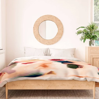 Ninola Design Abstract Watercolor Mineral Cotton Duvet Set - Deny Designs 4 Ninola Design Abstract Watercolor Mineral Cotton Duvet Set - Deny Designs - Image 2