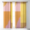 June Journal Shapes In Vintage Modern Pink Single Panel Sheer Window Curtain - Deny Designs 1 June Journal Shapes In Vintage Modern Pink Single Panel Sheer Window Curtain - Deny Designs -Home Decor Store GUEST 050425d0 5e86 478a abb0 9dd4a25180ff
