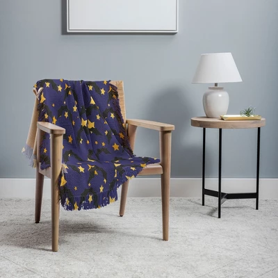 Avenie Halloween Bats 56"x46" Woven Throw Blanket - Deny Designs 3 Avenie Halloween Bats 56"x46" Woven Throw Blanket - Deny Designs