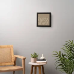 Simone Cotton Unrequited Love Framed Wall Canvas Black/Brown - Deny Designs -Home Decor Store GUEST 07494c78 e2b1 4036 a905 159c7b017306