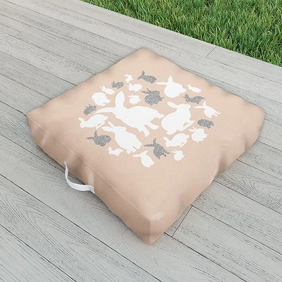 Iveta Abolina Nordic Bunny Outdoor Floor Cushion - Deny Designs 3 Iveta Abolina Nordic Bunny Outdoor Floor Cushion - Deny Designs
