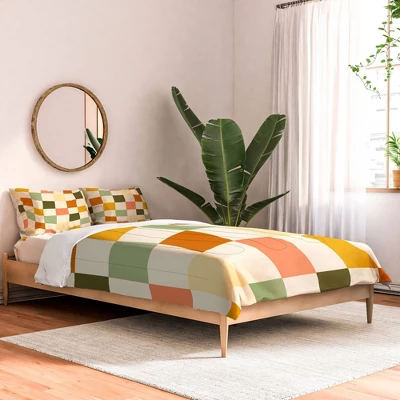 Deny Designs Lane And Lucia Vintage Checkerboard Pattern Comforter Set Cream 3 Deny Designs Lane And Lucia Vintage Checkerboard Pattern Comforter Set Cream