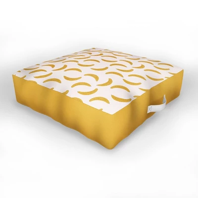 Hello Twiggs Yellow Banana Outdoor Floor Cushion - Deny Designs 4 Hello Twiggs Yellow Banana Outdoor Floor Cushion - Deny Designs - Image 2
