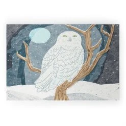 Sewzinski Snowy Owl At Night Welcome Mat - Society6 13 Sewzinski Snowy Owl At Night Welcome Mat - Society6 -Home Decor Store GUEST 091506f7 cae4 4d5d 9dce d716981091b2
