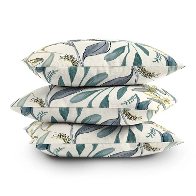 20"x20" Deny Designs Gyaneshwari Dave Winter Hues Square Outdoor Throw Pillow Off-White 5 20"x20" Deny Designs Gyaneshwari Dave Winter Hues Square Outdoor Throw Pillow Off-White - Image 3