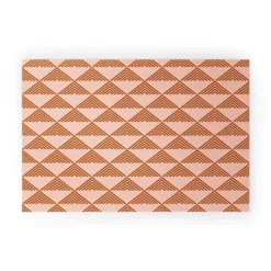 June Journal Triangular Lines In Terracotta Looped Vinyl Welcome Mat - Society6 12 June Journal Triangular Lines In Terracotta Looped Vinyl Welcome Mat - Society6 -Home Decor Store GUEST 10f1c6d6 99e1 4f8f 9369 9c60c356d39f