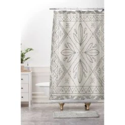Iveta Abolina Janelle Shower Curtain Cream - Deny Designs