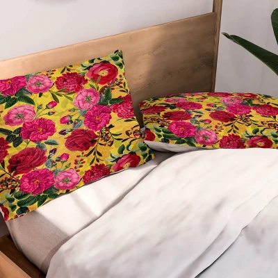 Deny Designs 3pc Full/Queen Vintage Love Vintage Shabby Chic Summer Comforter And Pillow Sham Set Pink: Non-Woven, Polyester Fill, Machine Washable 6 Deny Designs 3pc Full/Queen Vintage Love Vintage Shabby Chic Summer Comforter And Pillow Sham Set Pink: Non-Woven, Polyester Fill, Machine Washable - Image 4