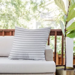 26"x26" Deny Designs ThirtyOne Illustrations Stiches Square Outdoor Throw Pillow Gray 7 26"x26" Deny Designs ThirtyOne Illustrations Stiches Square Outdoor Throw Pillow Gray -Home Decor Store GUEST 1362f4c1 0505 4d7b 8aef 52f3b215b9af