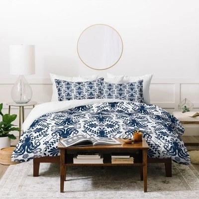 Heather Dutton Geometric Mythos Oceanic Duvet Set - Deny Designs 3 Heather Dutton Geometric Mythos Oceanic Duvet Set - Deny Designs