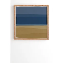 Orara Studio Modern Bamboo Framed Wall Art Blue/Brown - Deny Designs -Home Decor Store GUEST 1973d6b1 b71c 46c7 a89d 1344de88a547
