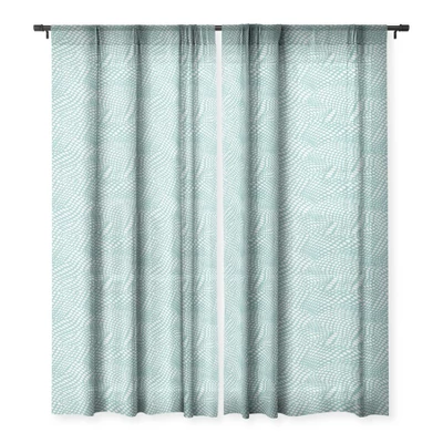 Wagner Campelo Dune Dots 5 Single Panel Sheer Window Curtain - Deny Designs 4 Wagner Campelo Dune Dots 5 Single Panel Sheer Window Curtain - Deny Designs - Image 2
