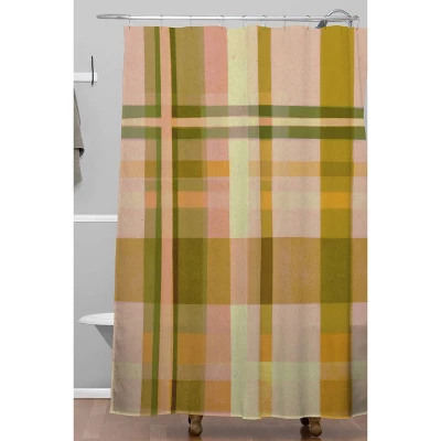 Alisa Galitsyna Colorful Plaid I Shower Curtain Pink - Deny Designs 3 Alisa Galitsyna Colorful Plaid I Shower Curtain Pink - Deny Designs