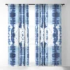 Jacqueline Maldonado Paradigm Blue Single Panel Sheer Window Curtain 64" X 50" - Deny Designs -Home Decor Store GUEST 1d3c0849 a0be 4ec4 929e 3f193bc9598f