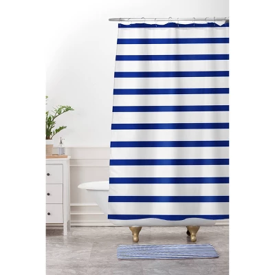 Sheila Wenzel-Ganny Cool Color Palette Shower Curtain Navy - Deny Designs 3 Sheila Wenzel-Ganny Cool Color Palette Shower Curtain Navy - Deny Designs