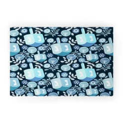 Marni Night Dreidel Looped Vinyl Welcome Mat - Society6 -Home Decor Store GUEST 1ee64d3d 354e 4b8e 8806 274db08f9e2c