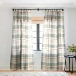 Lisa Argyropoulos Light Cottage Plaid Single Panel Sheer Window Curtain - Deny Designs -Home Decor Store GUEST 1f3b5a58 fb1d 4a79 861d d1803c25f2f5