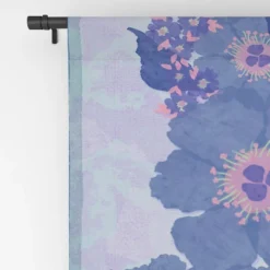 Sewzinski Retro Blue Flowers 50" X 96" Single Panel Room Darkening Window Curtain - Society6 7 Sewzinski Retro Blue Flowers 50" X 96" Single Panel Room Darkening Window Curtain - Society6 -Home Decor Store GUEST 23d108d2 79ee 4b30 974e f39a178e6f10