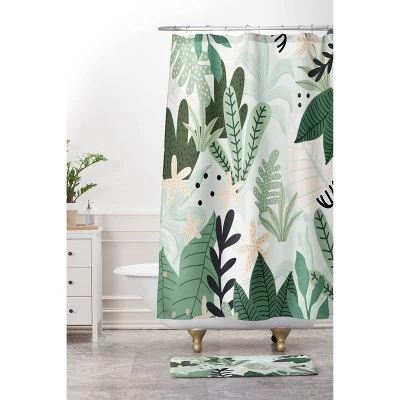 Gale Switzer Into The Jungle Bath Mat Green - Deny Designs 3 Gale Switzer Into The Jungle Bath Mat Green - Deny Designs