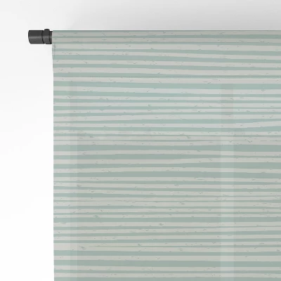 CoastL Studio Ocean Tide Sea Foam Single Panel Sheer Window Curtain - Deny Designs 5 CoastL Studio Ocean Tide Sea Foam Single Panel Sheer Window Curtain - Deny Designs - Image 3