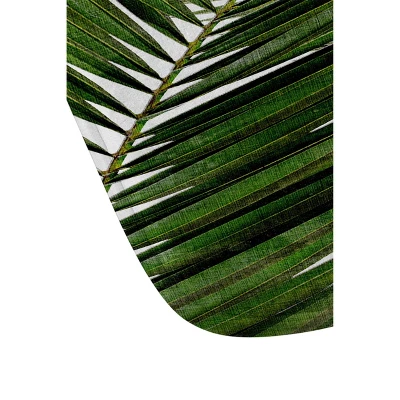 Orara Studio Palm Leaf Memory Foam Bath Mat Green - Deny Designs 3 Orara Studio Palm Leaf Memory Foam Bath Mat Green - Deny Designs