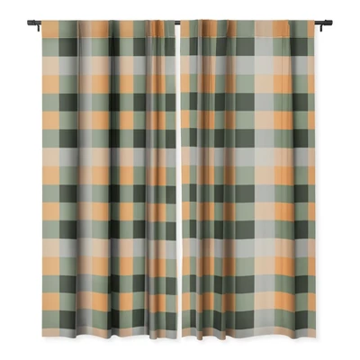 Miho Retro Color Illusion 84" X 50" Single Panel Blackout Window Curtain - Deny Designs 4 Miho Retro Color Illusion 84" X 50" Single Panel Blackout Window Curtain - Deny Designs - Image 2
