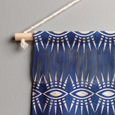 22"x31.5" Schatzi Brown Mila Eye Stripe Indigo Wall Hanging Portrait Blue - Deny Designs 4 22"x31.5" Schatzi Brown Mila Eye Stripe Indigo Wall Hanging Portrait Blue - Deny Designs - Image 2