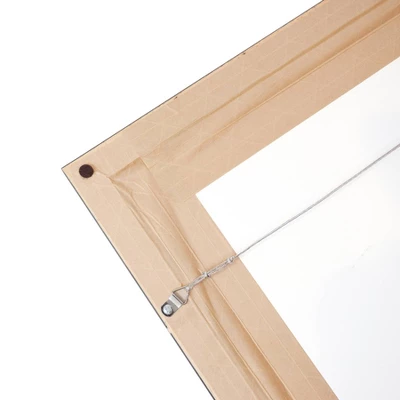 Abstract By Brije Coastal Nights Framed Wall Canvas White/Blue - Deny Designs 4 Abstract By Brije Coastal Nights Framed Wall Canvas White/Blue - Deny Designs - Image 2