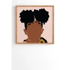 Domonique Brown Two Puffs Framed Wall Art Bamboo - Deny Designs -Home Decor Store GUEST 2e176ddd ea7d 49b1 a4c0 95d3c1fdfbcd