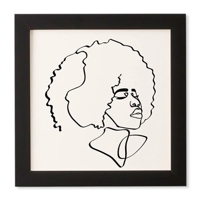 Domonique Brown Soul Fro Framed Wall Art Black - Deny Designs 5 Domonique Brown Soul Fro Framed Wall Art Black - Deny Designs - Image 3