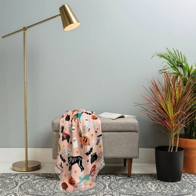 Petfriendly Dogs Halloween Costumes Cute Woven Throw Blanket, 50x60 - Deny Designs 3 Petfriendly Dogs Halloween Costumes Cute Woven Throw Blanket, 50x60 - Deny Designs