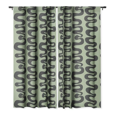 Camilla Foss Brook 84" X 50" Single Panel Blackout Window Curtain - Deny Designs 4 Camilla Foss Brook 84" X 50" Single Panel Blackout Window Curtain - Deny Designs - Image 2