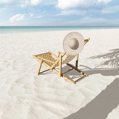 Avenie Jaguar Print Sling Chair - Deny Designs 4 Avenie Jaguar Print Sling Chair - Deny Designs - Image 2