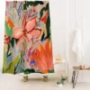 Summer Bouquet Shower Curtain - Deny Designs: 74 Inch Length, Microfiber, Machine Washable, Ring Top Hanging Style -Home Decor Store GUEST 31ae2235 9136 4ba4 9e0e a5de5aa52dc3