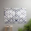 47"x32" Little Arrow Design Co Shibori Wall Hanging Landscape Tapestries Blue - Deny Designs