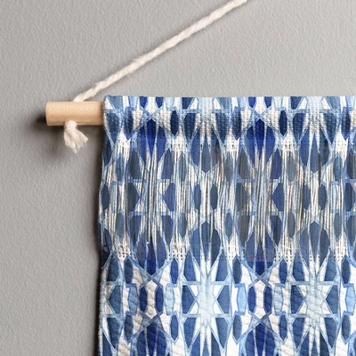 16" X 22" Small Schatzi Farah Tile Fiber Wall Hanging Brown/Blue - Deny Designs 4 16" X 22" Small Schatzi Farah Tile Fiber Wall Hanging Brown/Blue - Deny Designs - Image 2