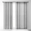 Holli Zollinger Linen Grey Stripe Single Panel Sheer Window Curtain - Deny Designs -Home Decor Store GUEST 369510c2 4c44 4a94 875d bc5b3a171ca1