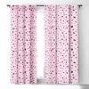 Emanuela Carratoni Bubble Pattern On Pink Single Panel Sheer Window Curtain - Deny Designs -Home Decor Store GUEST 36a12dfb 9c92 4e48 98d6 eee2488b9316
