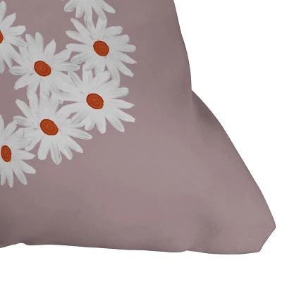 Emanuela Carratoni 'No War Again' Outdoor Throw Pillow Purple - Deny Designs 4 Emanuela Carratoni 'No War Again' Outdoor Throw Pillow Purple - Deny Designs - Image 2