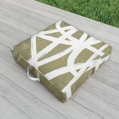 Ninola Design Japandi Minimal Marker Beige Outdoor Floor Cushion - Deny Designs 3 Ninola Design Japandi Minimal Marker Beige Outdoor Floor Cushion - Deny Designs