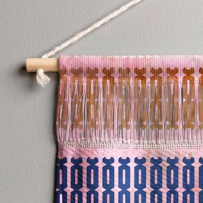 Schatzi Brown Mila Stripe Multi Wall Hanging Portrait Pink - Deny Designs 4 Schatzi Brown Mila Stripe Multi Wall Hanging Portrait Pink - Deny Designs - Image 2