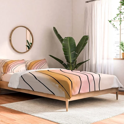 Aleeya Jones Watercolor Rainbow Comforter Set - Deny Designs 3 Aleeya Jones Watercolor Rainbow Comforter Set - Deny Designs