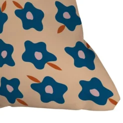 Maritza Lisa Wonky Spring Flowers Square Throw Pillow Blue - Deny Designs -Home Decor Store GUEST 3adb48a1 0e30 4377 9be3 e05a20c26f99
