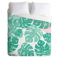 Green Floral Bianca Linocut Monstera Rosy Duvet Cover - Deny Designs 9 Green Floral Bianca Linocut Monstera Rosy Duvet Cover - Deny Designs -Home Decor Store GUEST 3d244625 4b0b 4fe0 adc1 b5de98c2f8f3