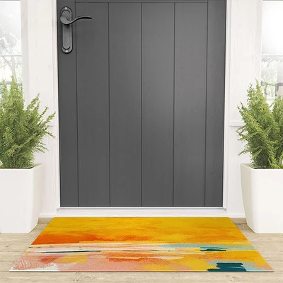 Lunetricotee Sunny Landscape Looped Vinyl Welcome Mat - Society6 3 Lunetricotee Sunny Landscape Looped Vinyl Welcome Mat - Society6