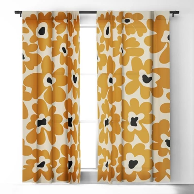 Miho Spring Summer Garden 84" X 50" Single Panel Blackout Window Curtain - Deny Designs 3 Miho Spring Summer Garden 84" X 50" Single Panel Blackout Window Curtain - Deny Designs