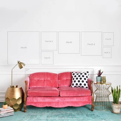 (Set Of 2) 12" X 12" Five Palms Framed Decorative Wall Art White - Deny Designs 4 (Set Of 2) 12" X 12" Five Palms Framed Decorative Wall Art White - Deny Designs - Image 2