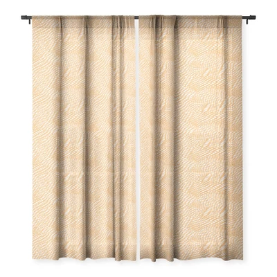 Wagner Campelo Dune Dots 3 Single Panel Sheer Window Curtain - Deny Designs 4 Wagner Campelo Dune Dots 3 Single Panel Sheer Window Curtain - Deny Designs - Image 2